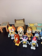 Disney Bluey & Friends Figures & Furniture Accessories LOT of 22 Pieces
