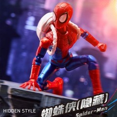 HIPLAY Blokees Marvel Heroes Galaxy Ver. Vol.5 Spider-Man 81145 Blind Box Figure