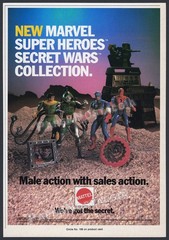 MARVEL SUPER HEROES SECRET WARS – Orig. 1984 Trade AD/ ADVERT – Mattel – Dr Doom