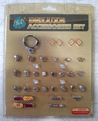 DID 1/6 Scale Deluxe Accessories Set WWII Insignias Medals for 12″ Figure E60044