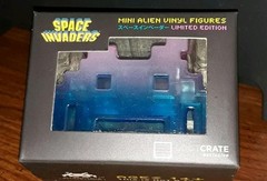 Loot Crate Space Invaders Mini Alien Vinyl 3″ Figure Limited Edition pink blue