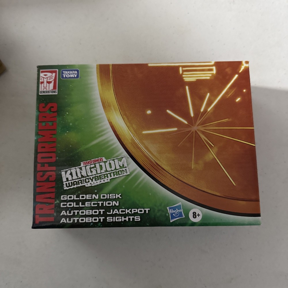 Transformers Autobot JACKPOT with SIGHTS Golden Disk Collection WFC Kingdom