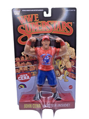 Mattel WWE LJN Superstars Series 1 JOHN CENA Figure on Black Card CHASE MOC