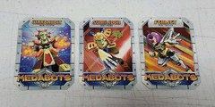 Medabots Figure Lot w/Cards, Dice & Posters – Samurai, Warbandit, Phoenix & More