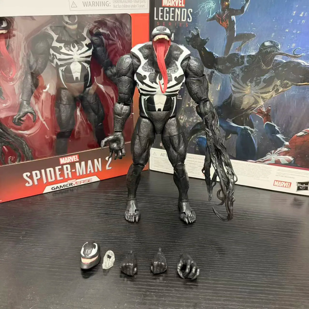 Hasbro Marvel Legends GamerVerse Spider-Man 2 Venom 10″ Action Figure Model