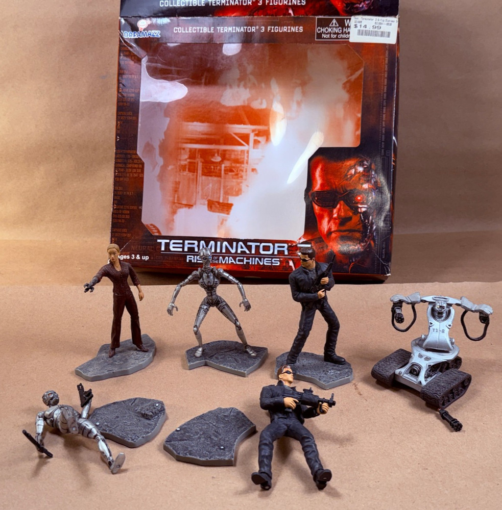 Terminator 3 RISE OF THE MACHINES Figurines T-850 T-900 T-X Endoskeleton T1-8