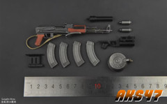 1:6 Scale Assault Rifle Gun Set for 12″ HT Action Figure Soldier War Toy Model