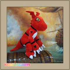 Huge Guilmon Plush Doll Digimon Digital Monster Cosplay Toy Decor Gift 80/130CM