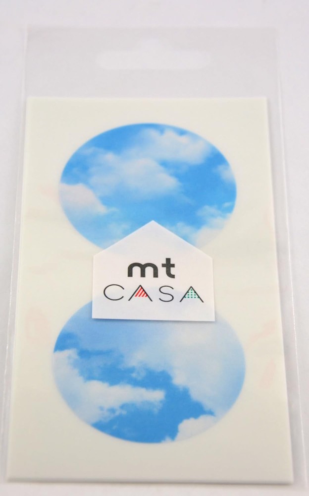 MT CASA 50 mm Seal Circle Sticker – Blue Sky (Pack of 10)