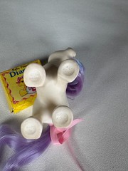 My Little Pony G1 Baby Glory w/ play pen, blanket, diaper, etc 1984 Hasbro MLP