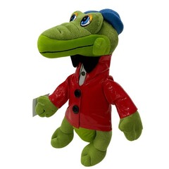 Gena the Crocodile Toy Russian Cartoon Singing Plush Toy Cheburashka Чебурашка