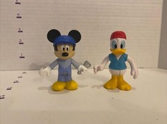 2016 Mattel Disney Car Mechanic Mickey Mouse & Donald Duck 3″ Action Figure