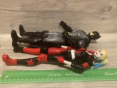 Harley Quinn & Batman Action Figure DC Comics Superhero 11-12 Inch Doll Toy Gift