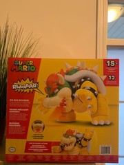 Big Bad Bowser Super Mario Action Figure 12” Light Up Sound Jakks Pacific NEW