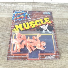 Super 7 Street Fighter II VM.U.S.C.L.E. Men Mini Figure Set Muscle Nerd Block