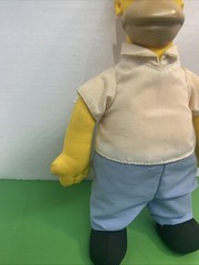 The Simpsons HOMER SIMPSON 10″ Plush DOLL Toy Vintage 1990 20th Century Fox