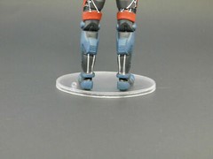 10 x Star Wars Black Series 6 inch Action Figure Stands – Multi-peg – CLEAR