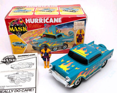 Vintage 1986 MASK M.A.S.K. Kenner HURRICANE w/ BOX *NEAR COMPLETE LOOK*