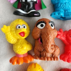 Sesame Street Workshop Lot Of 12 PVC Figures Snuffleupagus Count Abby Elmo More!