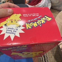 Pokemon ELECTRONIC “I Choose You Pikachu!” Plushie 1999 Nintendo Hasbro NEW BOX