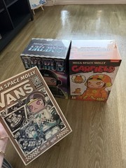 MEGA Space Molly EREBUS GARFIELD VANS 400% Collectible Figure (Sealed)