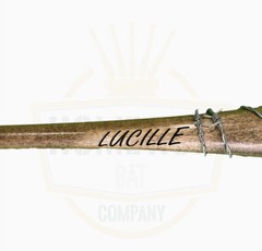 Engraved “LUCILLE” Negan’s Replica Bats! The Walking Dead! FREE SHIPPING