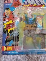 Toy Biz Marvel X-Force Factory Error Cable Figure on Kane Card Sealed Rare