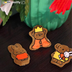 💡 Reesee x Miffy Plush Magnetic Pendant – Set of 3 Blind Bags