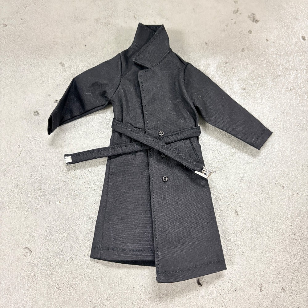 SU-NT3-LTC-BLK: 1/12 XL Black wired Coat for Nota NT-03/03S, Muff Adam, WWE Body