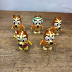 21 Pc Lot of Bluey and Friends Vinyl Figures Bingo Winton Indy 