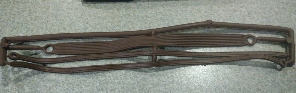 1960’s-70’s Marx Johnny West Brown Cinch Strap & 2 Reins New/Unused