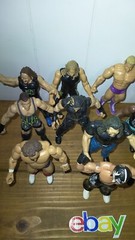 12 PC LOT JAKKS Pacific WWE Wrestling ACTION FIGURES 99 – 03 MYSTERIO HILLBILLY