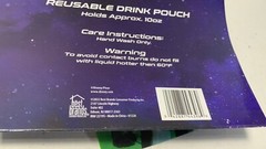 New 2 Pack Disney’s Pixar toy story BUZZ LIGHTYEAR Reusable Drink Pouch 10oz