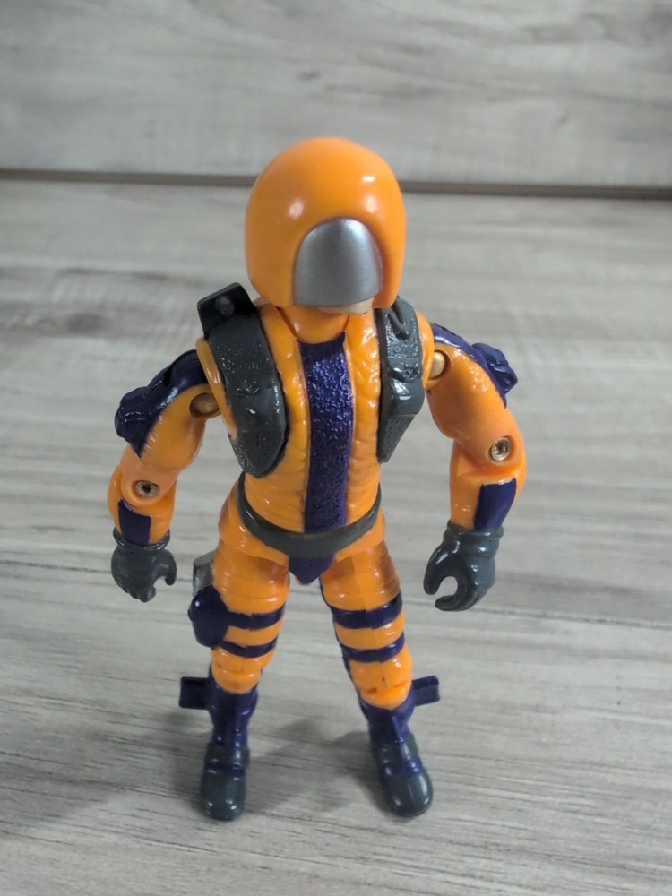 Vintage 1989 Hasbro G.I. Joe Cobra Heat Viper 4″ Action Figure