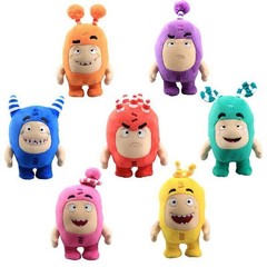 Oddbods Cartoon Plush Toys Stuffed Kids Toy Collection Kids Doll Christmas Birt