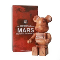 Bearbrick 400% Mars Surface 11 Inch Height ABS Plastic Home Decorative Figure