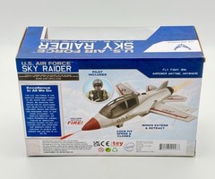 U.S. Air Force Sky Raider Jet Toy w Pilot Figure Missiles Brooklyn Lollipops