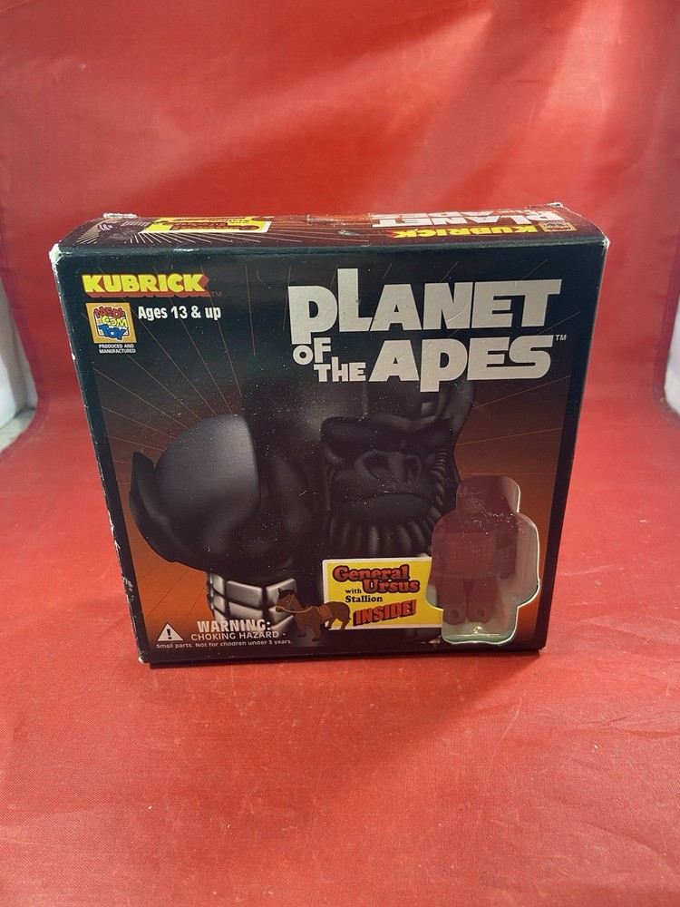 2000 Kubrick Planet Of The Apes General Ursus With Stallion Figure Set Sealed