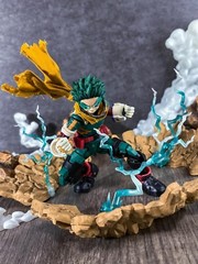 KC-SF-MID: 1/12 Yellow Fabric Wired Scarf for Bandai S.H.Figuarts Izuku Midoriya