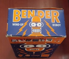 Futurama Wind-Up Bender Robot Action Toy 2000