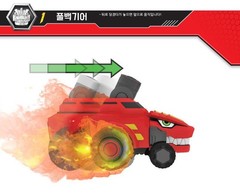 Dino Core TYRANNO ATTACKER Tyrannosaurus Transforming Dinosaur Figure Shoulder