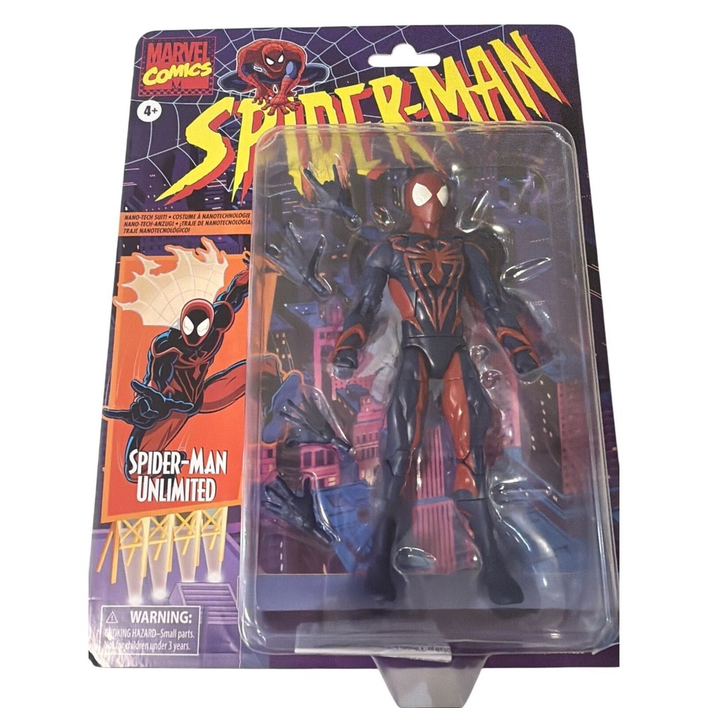 Marvel Legends Retro Series Spider-Man Unlimited 6″ Action figure Brand New