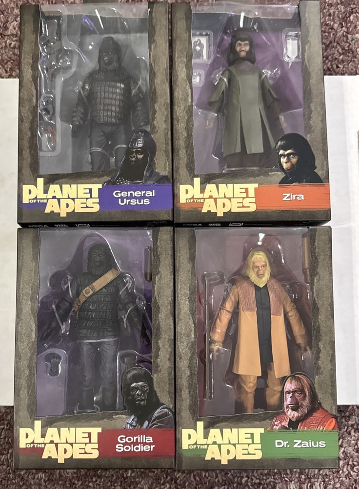 NECA Planet of the Apes Legacy Series 7-Inch 4-Pack