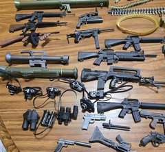 HUGE LOT of VINTAGE GI Joe clothes accessories weapons 108 Pieces