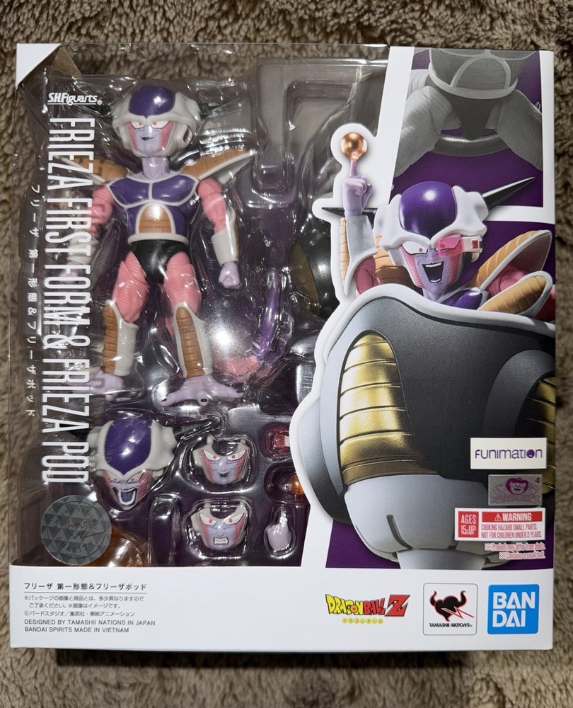 SEALED NEW S.H. Figuarts BANDAI Dragon Ball Z Frieza First Form & Frieza Pod