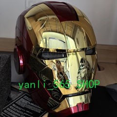 US! Iron Man Gold Mask Cosplay AUTOKING MK5 1:1 Helmet Wearable Voice-control