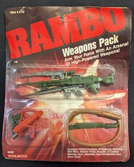 1986 Coleco Rambo Weapons Pack