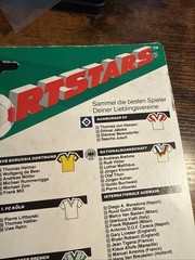 Borussia Dortmund Sportstars SLU Figure Michael Zorc Soccer Panini KENNER MOC