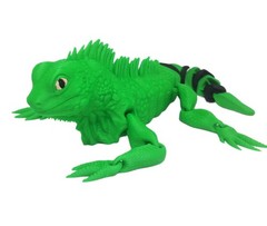 Exclusive3d Iguana Large Articulated 3d Flexible Printed Lizard 9.5″ Fidget Toy