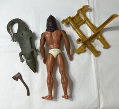 Vintage Mattel Big Jim Crocodile Bamboo Launcher Parts Lot 1974 ZORAK